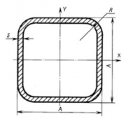 Труба профильная 100х100х5,0 мм